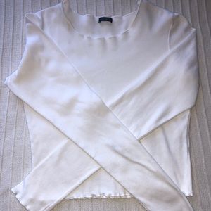 brandy melville lettuce edge top